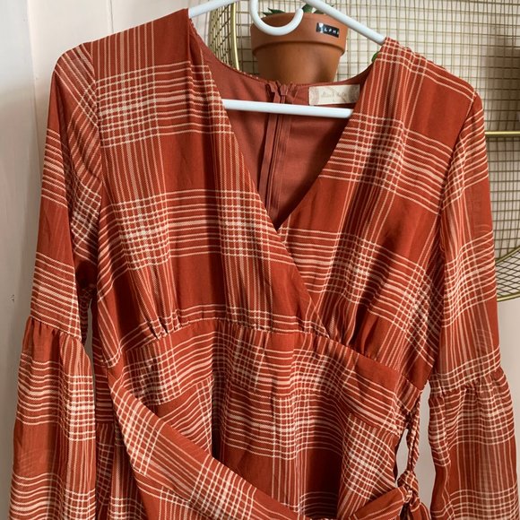 Burnt Orange Fall Dress from Altar'd State - Picture 3 of 3